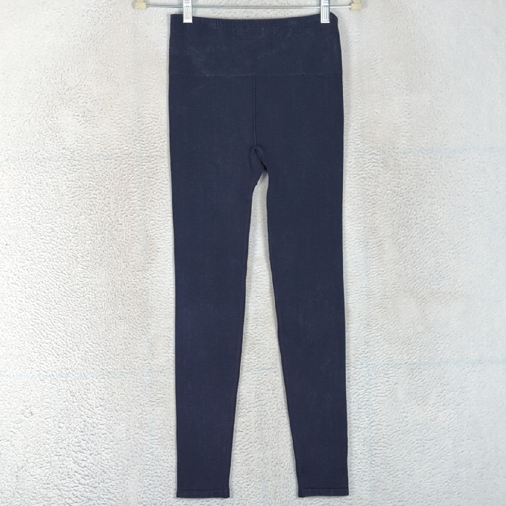 Fabletics Navy‎ Blue Sculpt Knit Athletic Leggings Size S